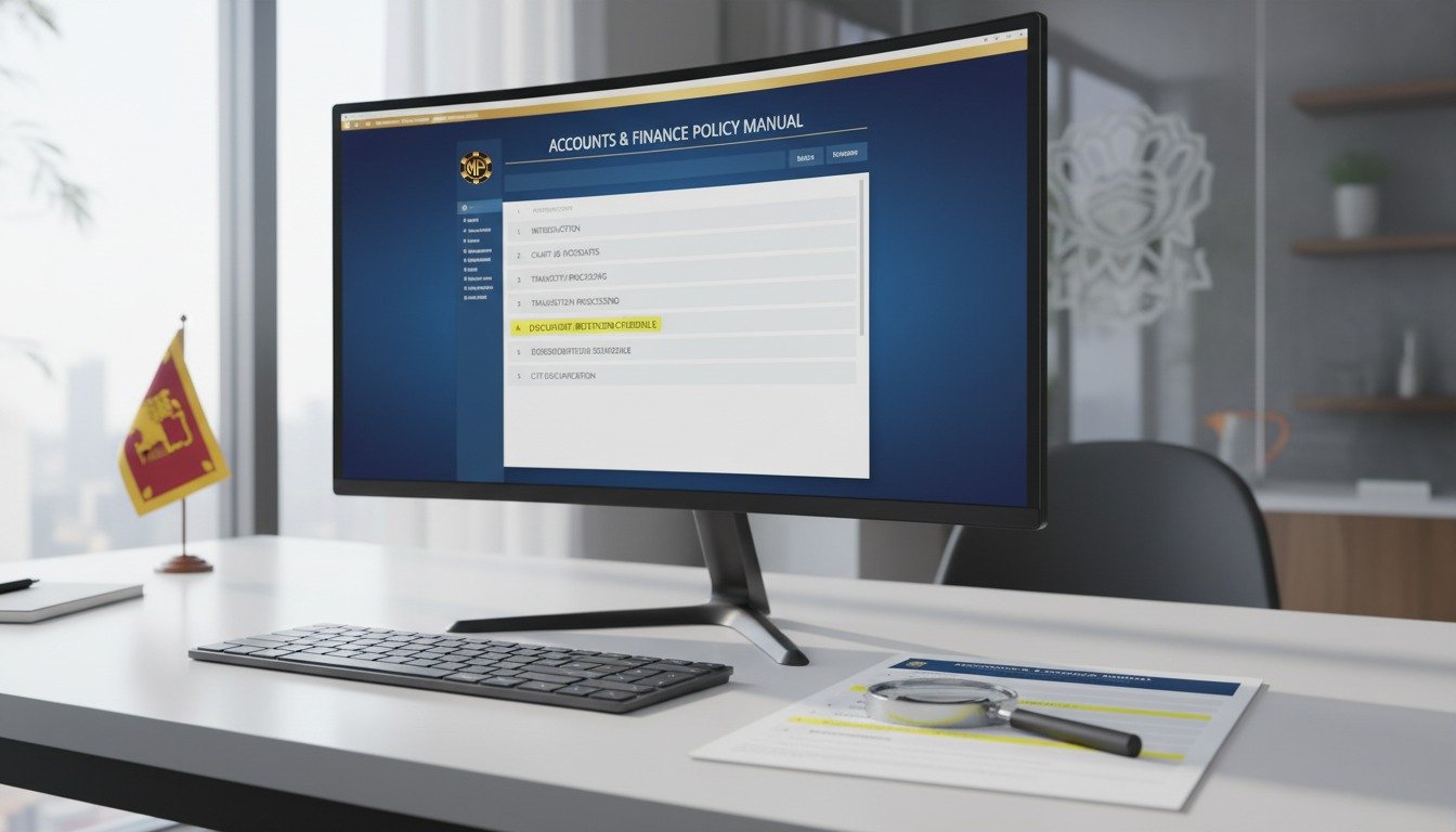 Accounts & Finance Department Manual